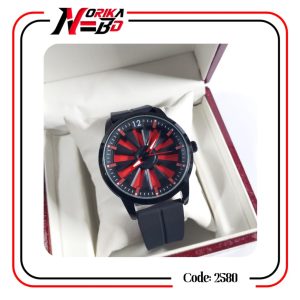 Fashion Black-Red Analog Wrist Watch for Men